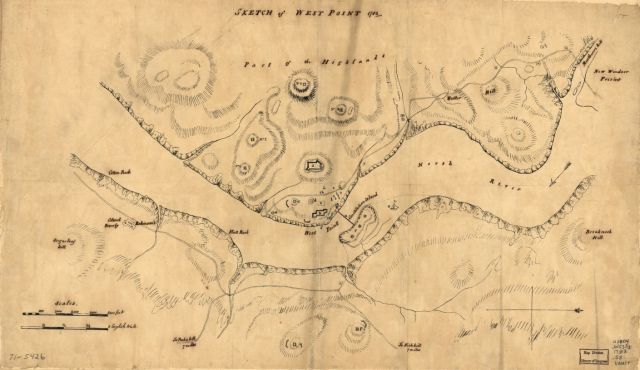 1783 Sketch of West Point